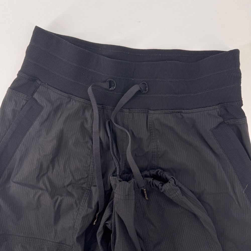 Lululemon Studio Pant Unlined Herringbone Black Women Size 2 Joggers W5EN0R